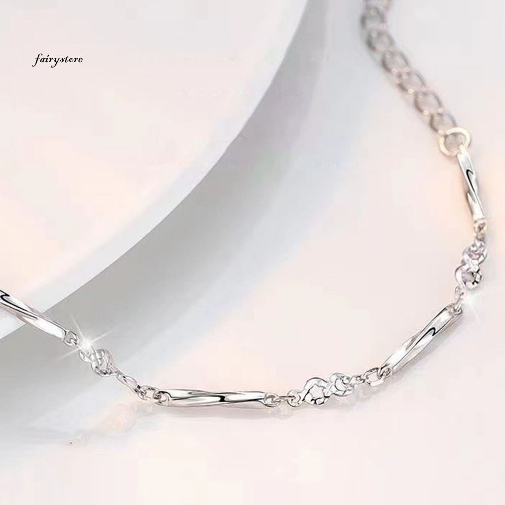 Fairystore| Tình Yêu Cặp Đôi Vòng Tay Đồng Đơn Giản Vòng Tay Cặp Đôi Có Thể Điều Chỉnh Chiều Dài Nhẹ Quà Tặng Tình Yêu Unisex Cổ Tay Trang Sức Đông Nam Á Người Mua Yêu Thích