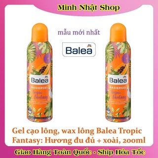 [CÓ CHE TÊN] GEL CẠO LÔNG BALEA NỘI ĐỊA ĐỨC 200ml DA NHẠY CẢM