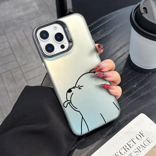 Ốp lưng Tongue Out Bear So Cool cho IPhone 16 16E 15 14 13 12 11 Pro ProMax XS XR XSmax 13Mini 12MINI 7 8 6S + Plus SE 2020 / 2022 Vỏ silicon DCCY