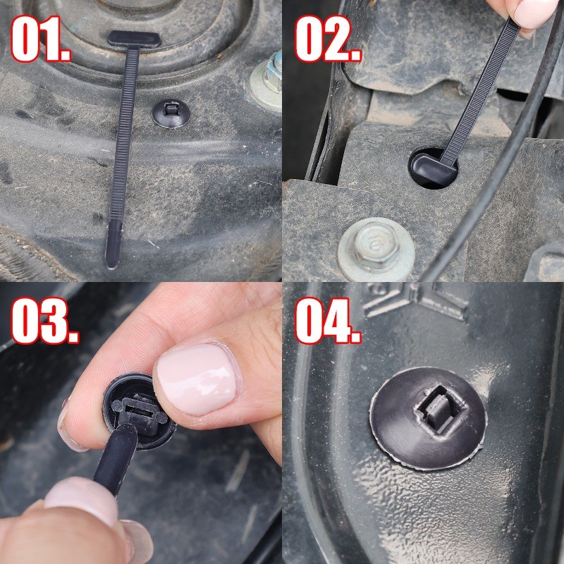 Khóa buộc cáp bền đa năng - Dây buộc Nylon tự khóa - Phụ kiện sắp xếp cáp đa năng cố định