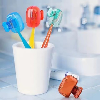 5 / 10 / 15 Cái Vỏ bảo vệ đầu bàn chải đánh răng di động / Giá đỡ bàn chải đánh răng du lịch ngoài trời Phụ kiện phòng tắm