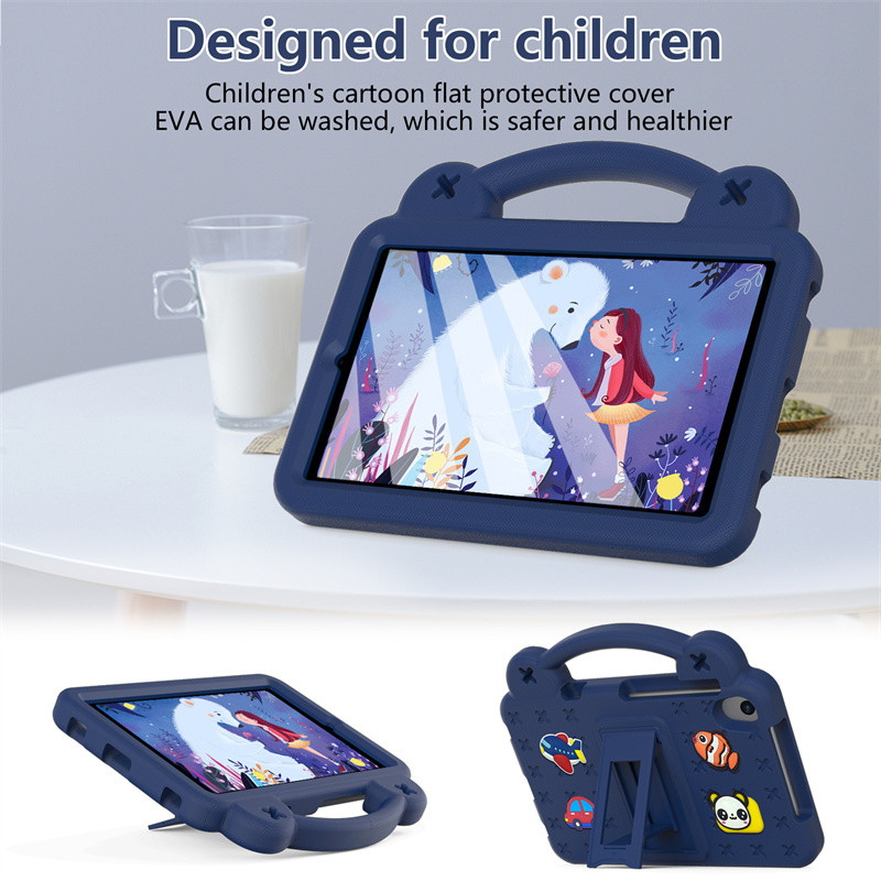 Ốp Lưng Cho Lenovo Tab M8 Thế Hệ Thứ 4 TB-300FU 2023 M8 HD TB-8505 FHD TB-8705F 3rd Gen 8506F 8506 Vỏ Chất Liệu xốp EVA Máy Tính Bảng Trẻ Em An Toàn Trẻ Em Vỏ Bảo Vệ Chống Sốc