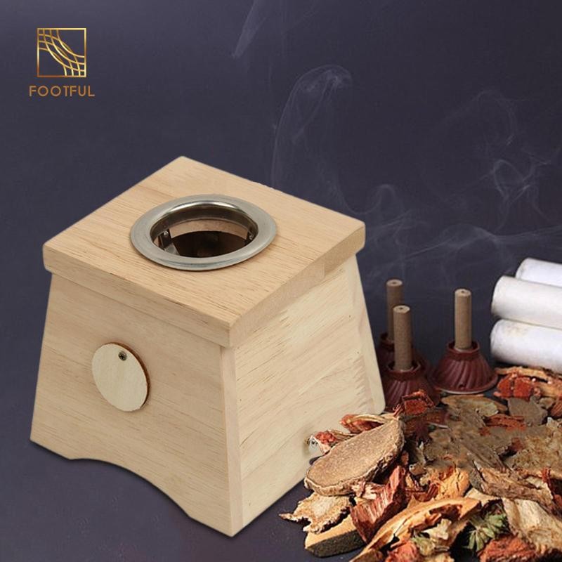 Moxa Moxibustion Gỗ ổn định Gậy không khói Dụng cụ đốt Moxibustion cho