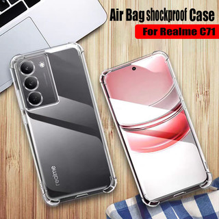Vỏ Trong Suốt Cho Realme C71 C75 4G Silicon Mềm Chống Rơi TPU Bảo Vệ Vỏ Điện Thoại Chống Sốc Ốp Lưng
