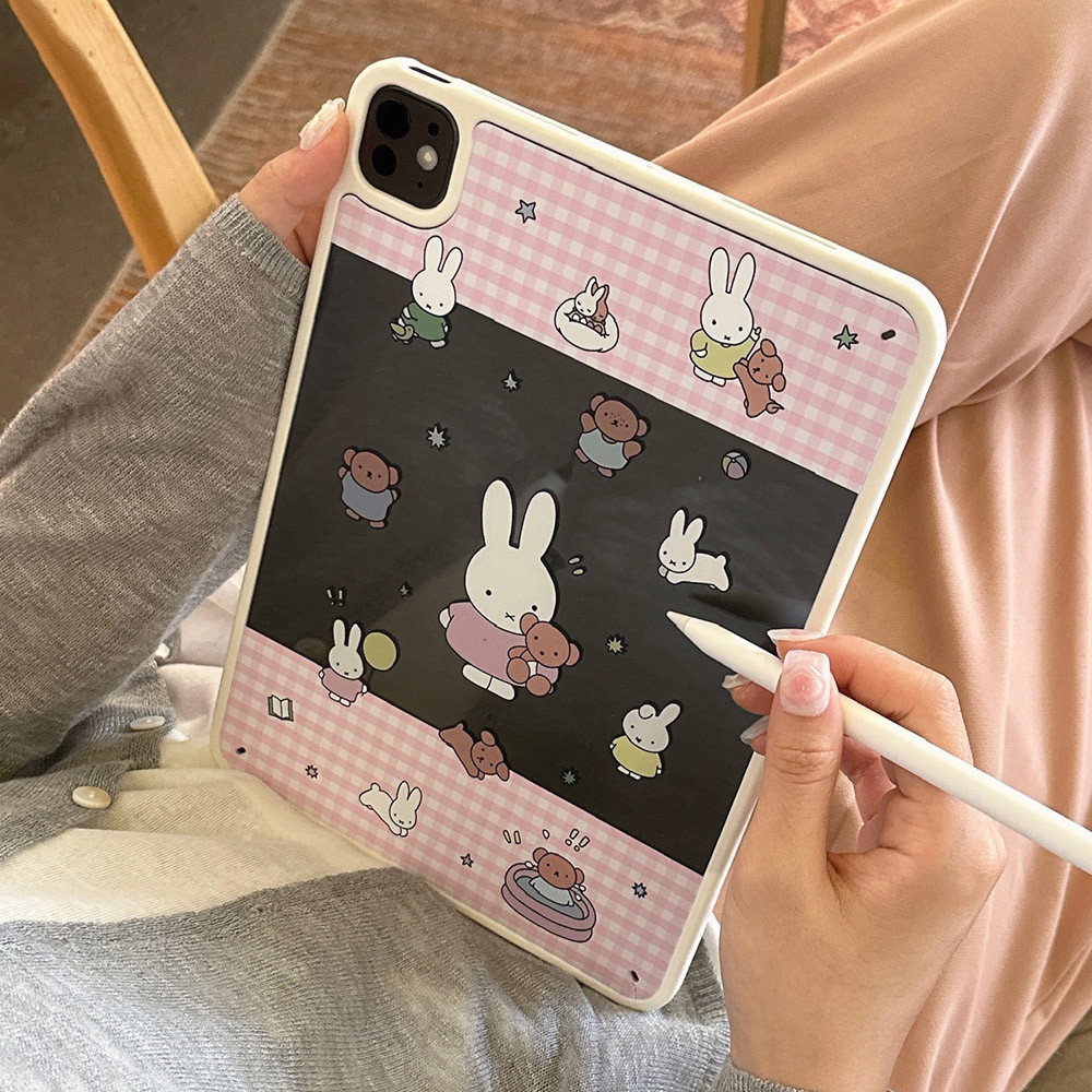Vỏ bọc ngôi sao Acrylic cứng cho Mini6 Mini7 A17Pro IPad 5 6 7 8 9 10 11 A16 Air 2 3 4 5 6 Air 11 M2 Pro10.5 10.2 "Pro11 2018 2020 2021 2022 M4 Pro13 2024 2025