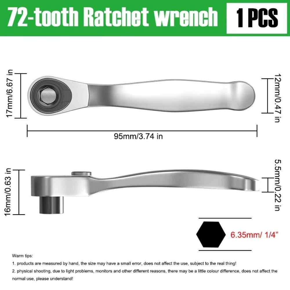 Bộ tuốc nơ vít YOFFOR, Bộ cờ lê Ratchet 72 răng