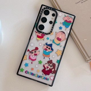 Crayon Shin Chan Acrylic Samsung Dành Cho Samsung Galaxy Samsung Galaxy Samsung S25 24 23 22 UItra S25 24 23 Plus Vỏ Bảo Vệ Chống Sốc