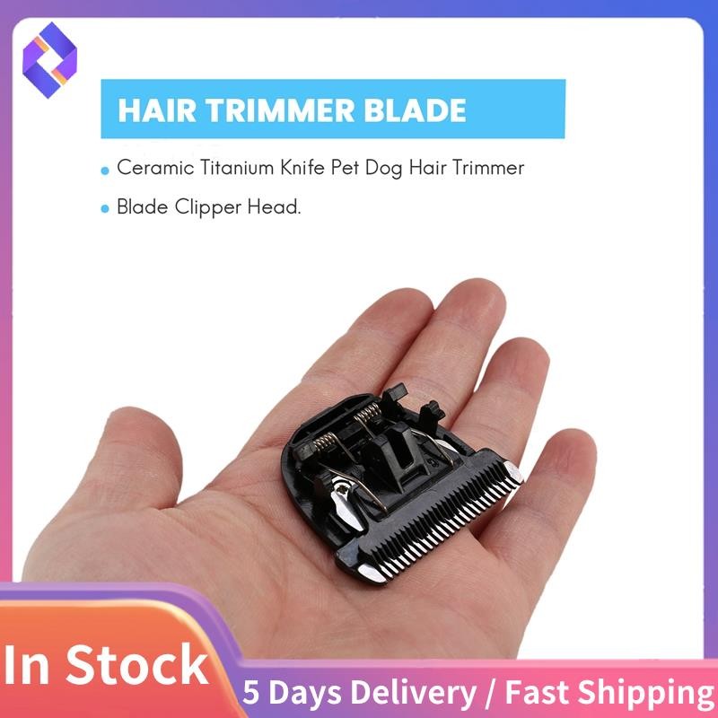 Chất Lượng Cao Đen Gốm Titan Dao Thú Cưng Chó Tông Đơ Cắt Tóc Lưỡi Tông Đơ Cho P2 P3 P6 P9 S1 ZP-295 ZP-293 4