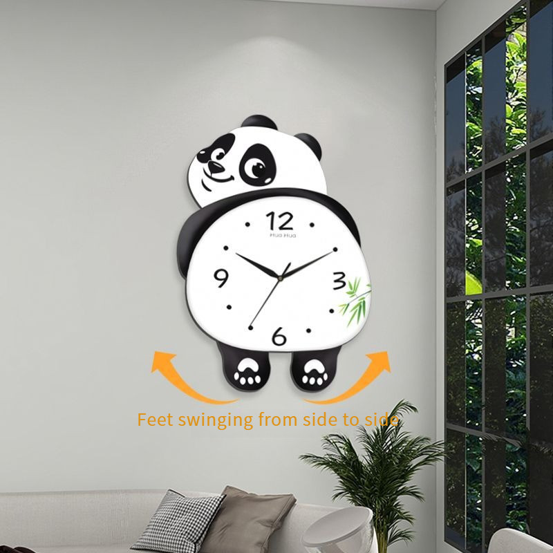 Đồng hồ treo tường im lặng sáng tạo, thiết kế hiện đại Trang trí phòng khách