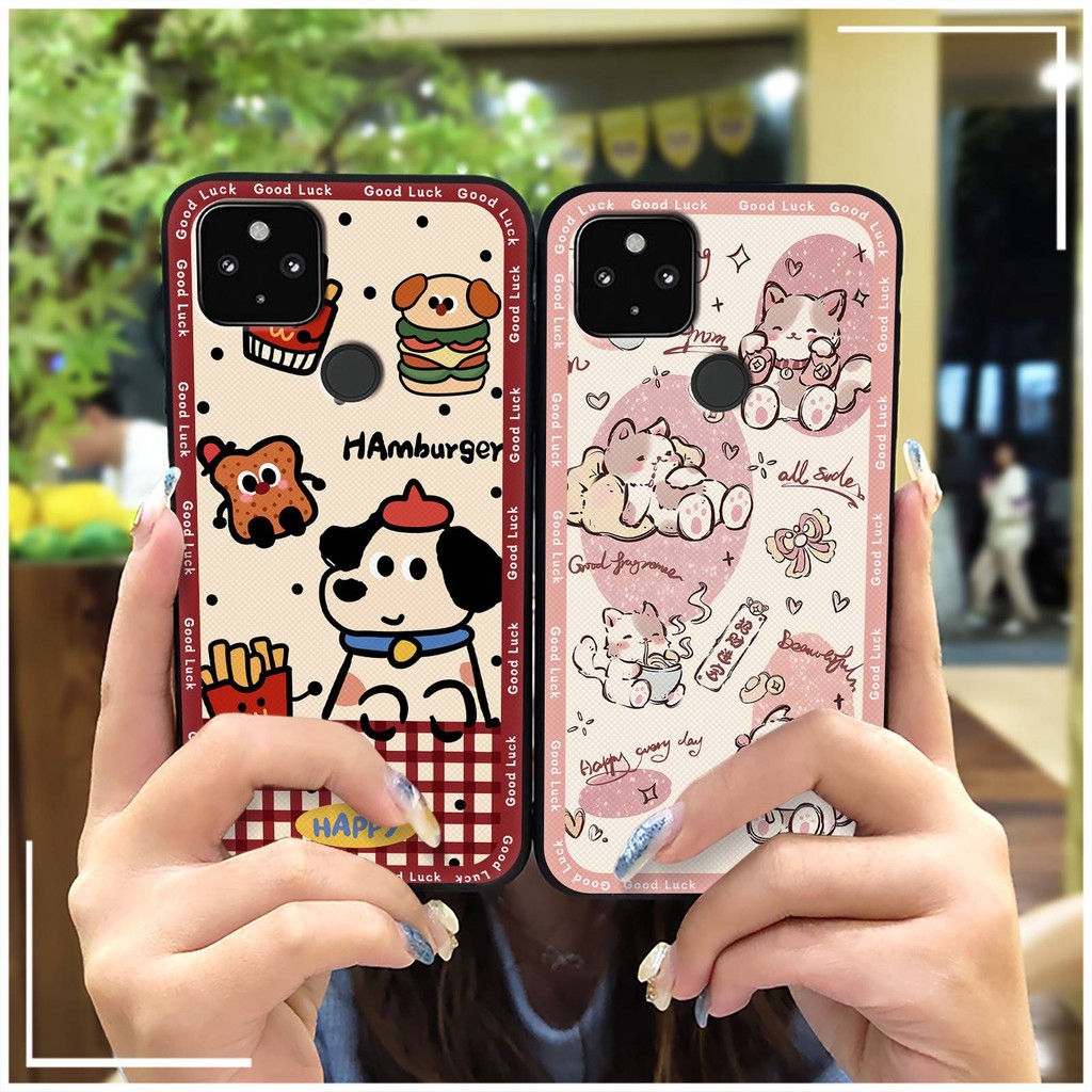Ốp Điện Thoại Chống Va Đập Graffiti Cho Google Pixel 4A 5G Động Vật Silicon Bảo Vệ Thiết Kế Thời Trang Chống Bụi Bẩn Hoạt Hình Dễ Thương Ốp Lưng TPU Bền Bọc Toàn Bộ Chống Sốc Chống Thấm Nước