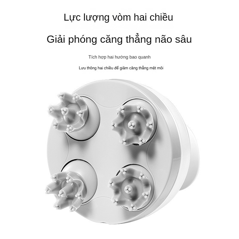 Máy mát xa đầu thông minh Nhào da đầu Kinh tuyến Nạo vét thú cưng Đau đầu Massage Máy mát xa điện
