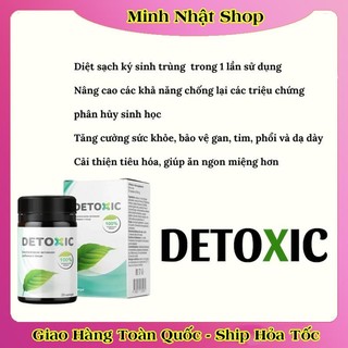 Viên uống diệt ký sinh trùng Detoxic của Nga lọ 20 viên