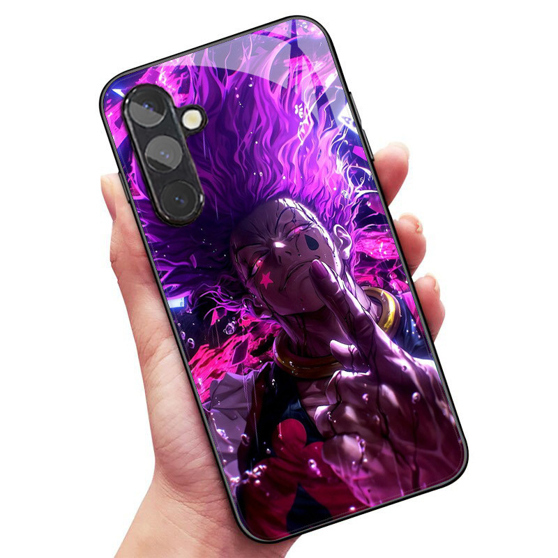 Hunter x Hunter hisoka 08 Kính Cường Lực Ốp Lưng Điện Thoại Samsung Galaxy S9 Plus S10 S10e S20 FE S20 Plus S21 S22 S23 S23 Ultra Note 9 10 Plus Note 20 Ultra Cover