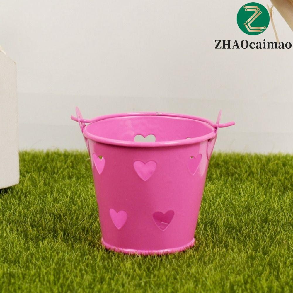 Xô sắt rỗng ZHAOCAIMAO, Hộp hình trái tim Mini rỗng dễ thương, Hộp quà ...