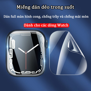 Miếng dán PPF chống trầy xước cho Apple Watch Series 10 9 8 7 6 5 tương thích 40 41 42 44 45 46 49mm bảo vệ toàn diện
