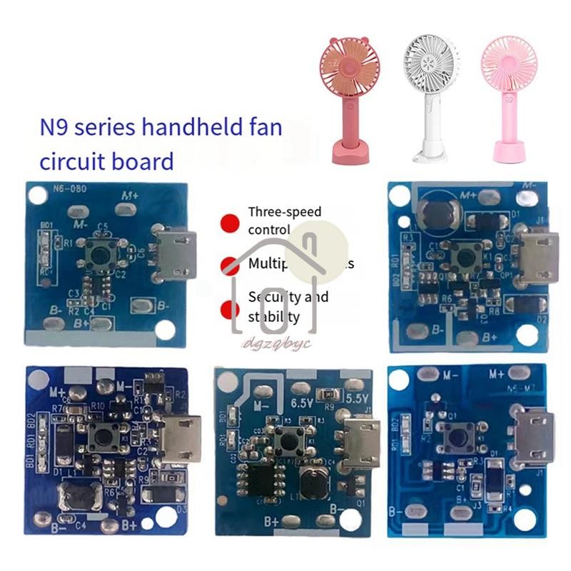 10 Cái / bộ Đa Năng Di Động Quạt Cầm Tay Bo Mạch Chủ USB Quạt Mini Bo Mạch Chủ PCBA Mini Quạt Điều Khiển Quạt N6-080