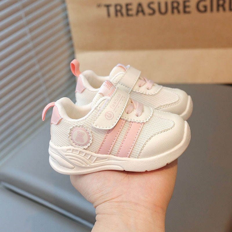Giày thể thao tập đi phối lưới MG siêu thời trang cho bé mềm nhẹ chân Size 16-26