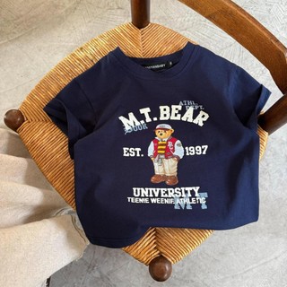 Trẻ Em Quần Áo Trẻ Em Bé Trai Bé Gái Tay Ngắn Trẻ Em Thời Trang Áo Thun Cotton Phù Hợp Cho Bé Hoạt Hình Áo