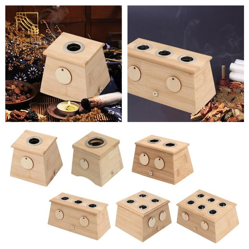Moxa Moxibustion Gỗ ổn định Gậy không khói Dụng cụ đốt Moxibustion cho