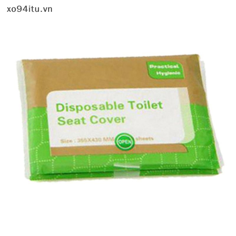 XOITU 10 Chiếc Giấy Vệ Sinh Di Động, Vỏ Ghế Vệ Sinh Dùng Một Lần, Vỏ Vệ Sinh Cho Nhà Vệ Sinh Du Lịch, Nhà Vệ Sinh Cắm Trại, Chậu Di Động VN