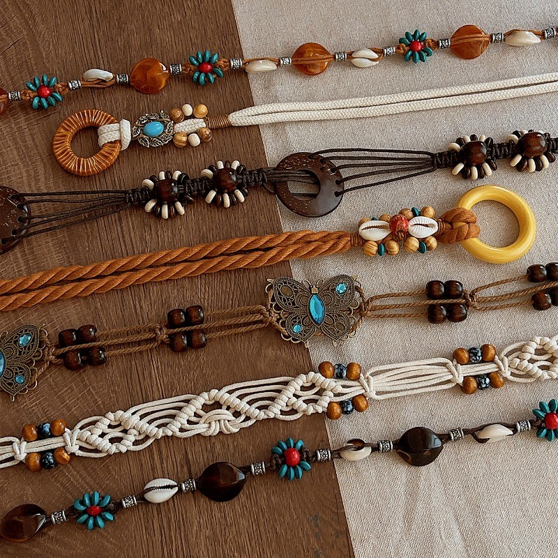 Dây thắt lưng bướm phong cách Bohemian 2026 Dây thắt lưng phù hợp phong cách mới