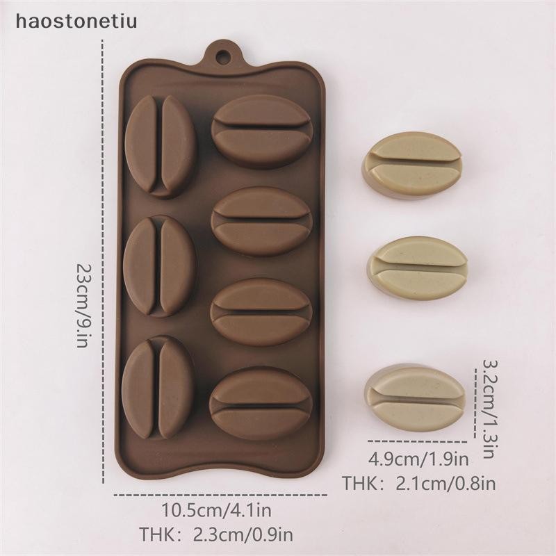 HA 7 / 55 Khoang Cà Phê Đậu Sô Cô La Sugarcraft Kẹo Khuôn Silicon Fondant Bánh Trang Trí Nướng Bánh Ngọt Dụng Cụ n