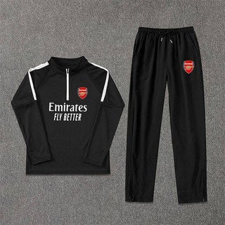2425 Half Zipper Soccer Suit Set Men's Manchester City Same Style Costume Training Wear Sports Running Quick Drying Clothes Long Sleeve 3BaT
