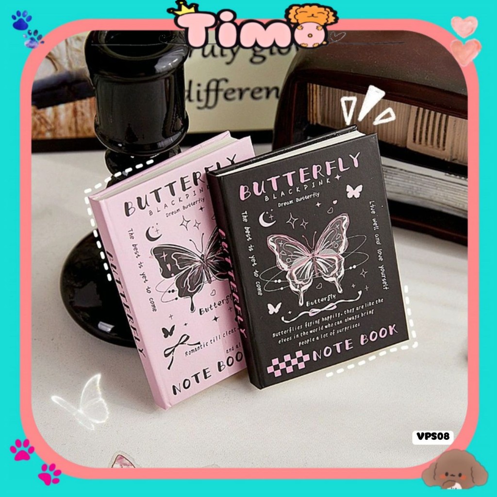 Sổ Tay Mini A7 Ghi Chép Butterfly Xinh Nhỏ Gọn Tiện Lợi Đồ Dùng Học Tập ...