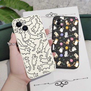 Ốp Điện Thoại Line Cat Park Cho OPPO Reno 12F 2Z 2F 2 5 6 7 8 Lite 5Z 6Z 7Z 8Z 8T Ốp Lưng Silicon Mềm Chống Sốc
