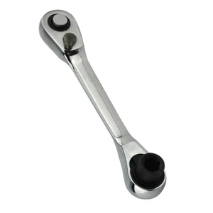 Exhila Hai Hướng Ratcheting Bộ 72 Răng Hai Đầu Chống Rỉ Sét Mạ Điện Bộ Dụng Cụ Nhanh Không Gian Chặt