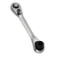 Exhila Hai Hướng Ratcheting Bộ 72 Răng Hai Đầu Chống Rỉ Sét Mạ Điện Bộ Dụng Cụ Nhanh Không Gian Chặt