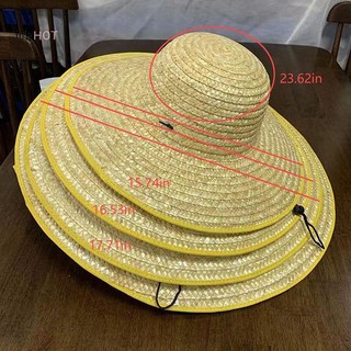 JULYHOT Mũ Rơm Chống Nắng Ngoài Trời, Mũ Nông Nghiệp, Mũ Massivedeals