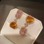 Tính Khí Đẹp Phong Cách Mới Thời Trang Tua Rua Zircon Bông Tai Dài
