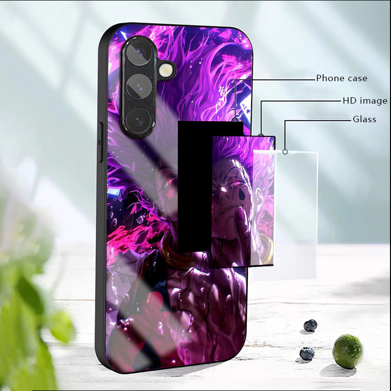 Hunter x Hunter hisoka 08 Kính Cường Lực Ốp Lưng Điện Thoại Samsung Galaxy S9 Plus S10 S10e S20 FE S20 Plus S21 S22 S23 S23 Ultra Note 9 10 Plus Note 20 Ultra Cover