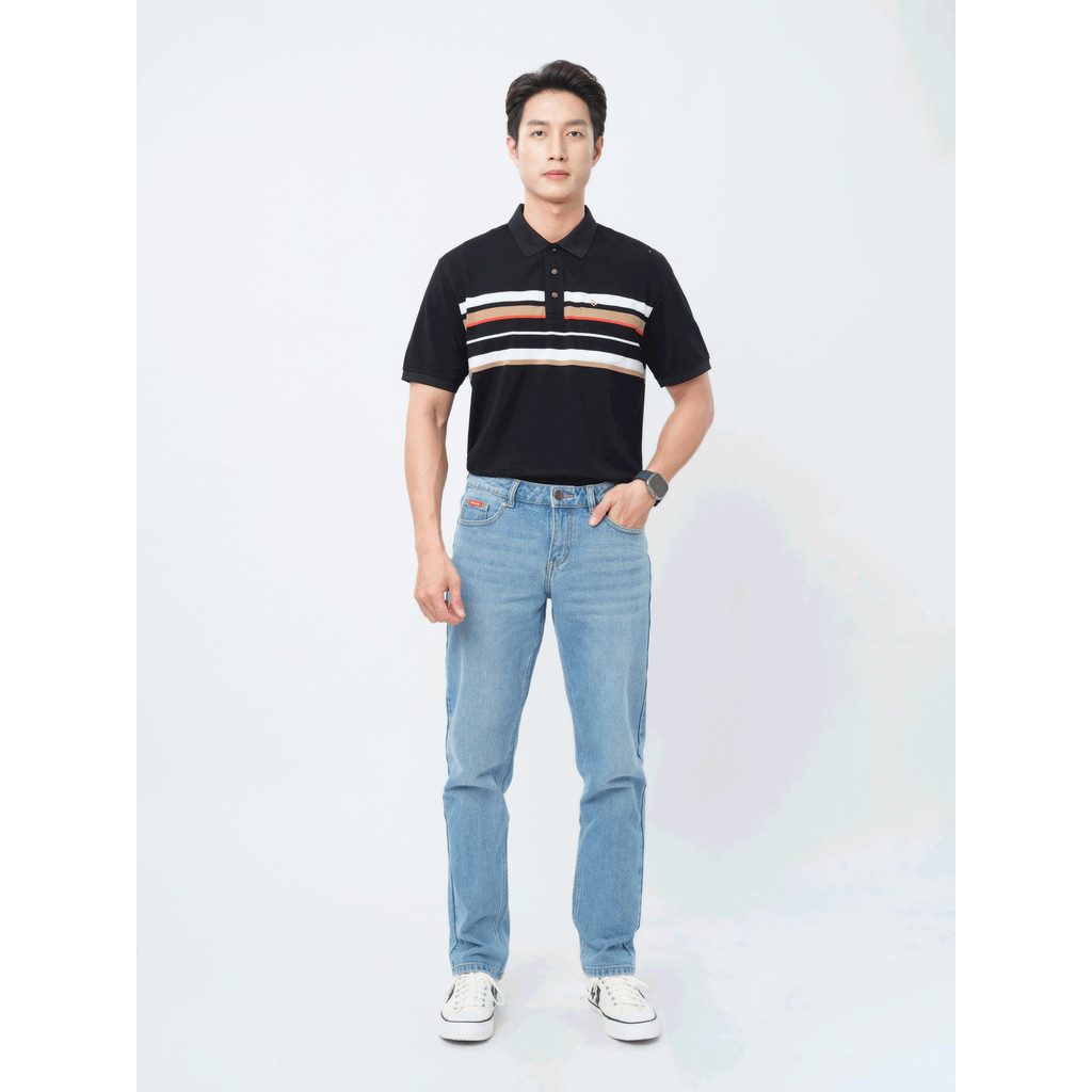 Áo thun Polo có túi VIETTIEN SMART CASUAL vải Cotton phom REGULAR VT00000395