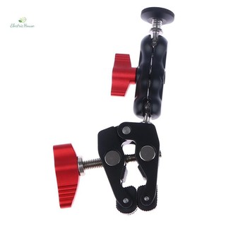 [Nhà Điện] Kẹp Hợp Kim Nhôm Có Kẹp Tay Đôi 1 / 4 '' 3 / 8 '' Lỗ Cho Điện Thoại Video Mount Camera Màn Hình Đèn LED Mic mới