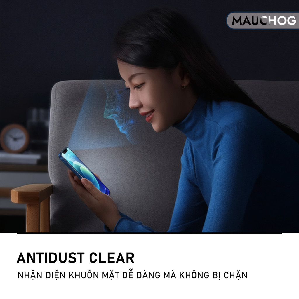 Kính Cường Lực Trong Suốt Có Khung Dán Lấy Bụi Cho Điện Thoại iPhone 17 Pro Max 16 15 14 13 12