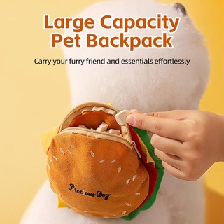 Mèo Con Trang Phục Áo Vest Có Thể Điều Chỉnh Dây Xích Hình Chữ H Có Thể Tháo Rời Pháp Chiên Burger Ba Lô Cho Chó Mèo Huấn Luyện Ngoài Trời Đi Bộ Đường Dài