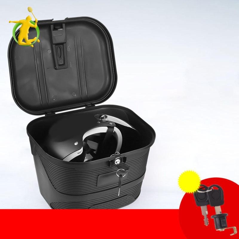 Giỏ xe đạp điện có khóa có nắp đậy Giỏ xe đạp dung tích lớn 20L cho