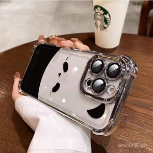 Ốp điện thoại biểu cảm Panda cho X8A X7A X6 X5 X6S X6B X9B X9A X8 X7 4G 5G Honor 70 90 200 Pro Huawei Nova 12S 7 SE Bảo vệ bốn góc