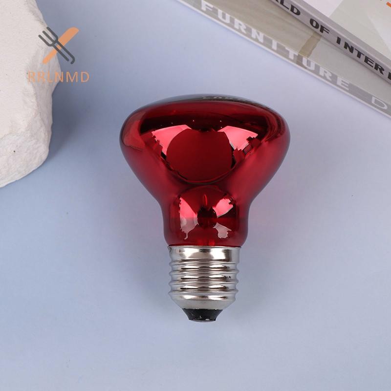 RRLNMD 25 / 40 / 50 / 60 / 75 / 100W E27 Bóng đèn gia cầm UVA Đèn ngủ hồng ngoại Ngày gia cầm Bóng đèn sưởi ấm cho thực vật Động vật lưỡng cư Thú cưng bò sát MỚI