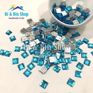 Đá Kết Vuông Đính Kết Trang Phục, Làm Phụ Kiện Thời Trang, Trang Trí Vương Miện
