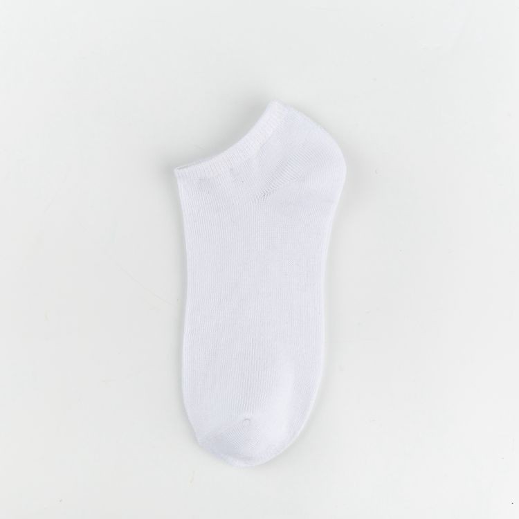 🔥Còn hàng🔥Tất thuyền nam màu trắng đen, chất liệu cotton co giãn