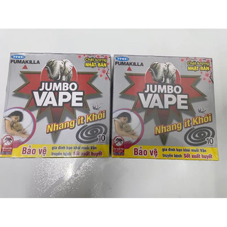 Combo 10 Hộp Nhang Muỗi JUMBO VAPE Cao Cấp (100 Khoanh)