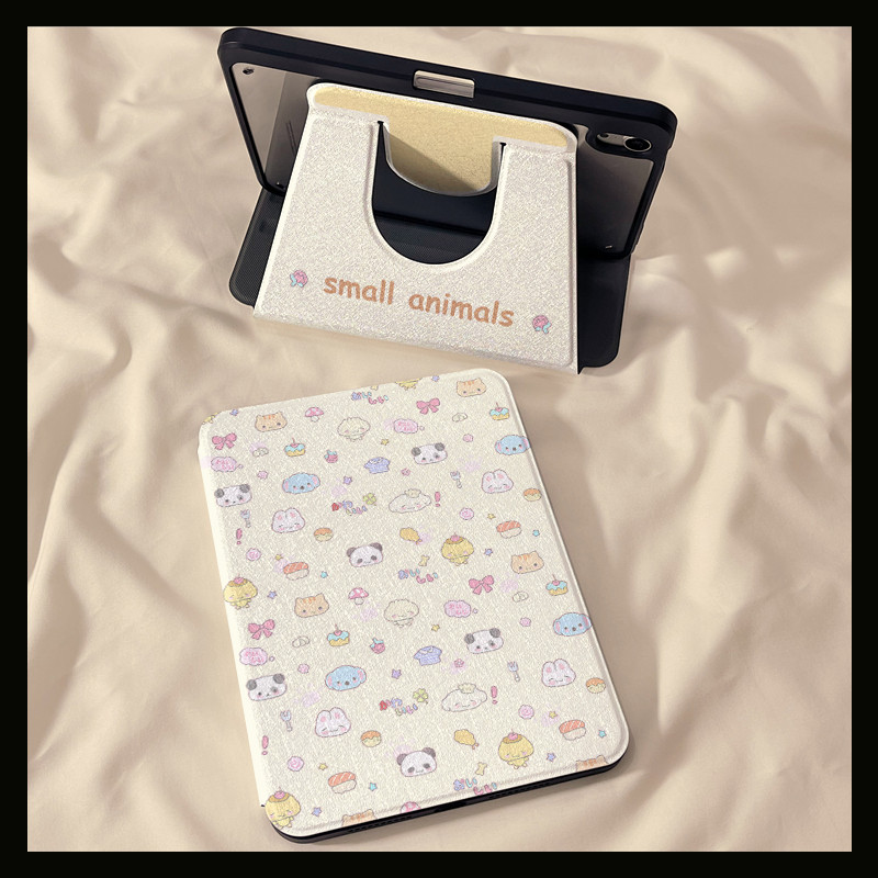 Vỏ bảo vệ cho Samsung Galaxy Tab S6 lite 10.4 inch A9 + S7plus / S8plus Tab A7 lite S9 FE + S9plus / s10plus 12.4 inch S10ULTRA Tab A9 Plus Vỏ Acrylic xoay kiểu sách