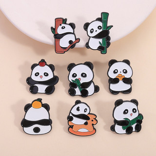 100 Kiểu Động Vật Pin Hoạt Hình Dễ Thương Chó Con Gấu Trúc Thỏ Cá Mập Men Trâm Cá Tính Sáng Tạo Huy Hiệu Thực Phẩm Lưu Niệm Ba Lô Phụ Kiện Quà Tặng Cho Bạn Bè