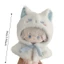 Quần áo búp bê Cotton FUHUIOT 10cm, Bộ đồ dễ thương Trang phục quần áo búp bê 20cm, Không có thuộc tính Quần áo búp bê Áo choàng sang trọng Trang phục Bộ quần áo búp bê màu xanh Quà tặng trẻ em