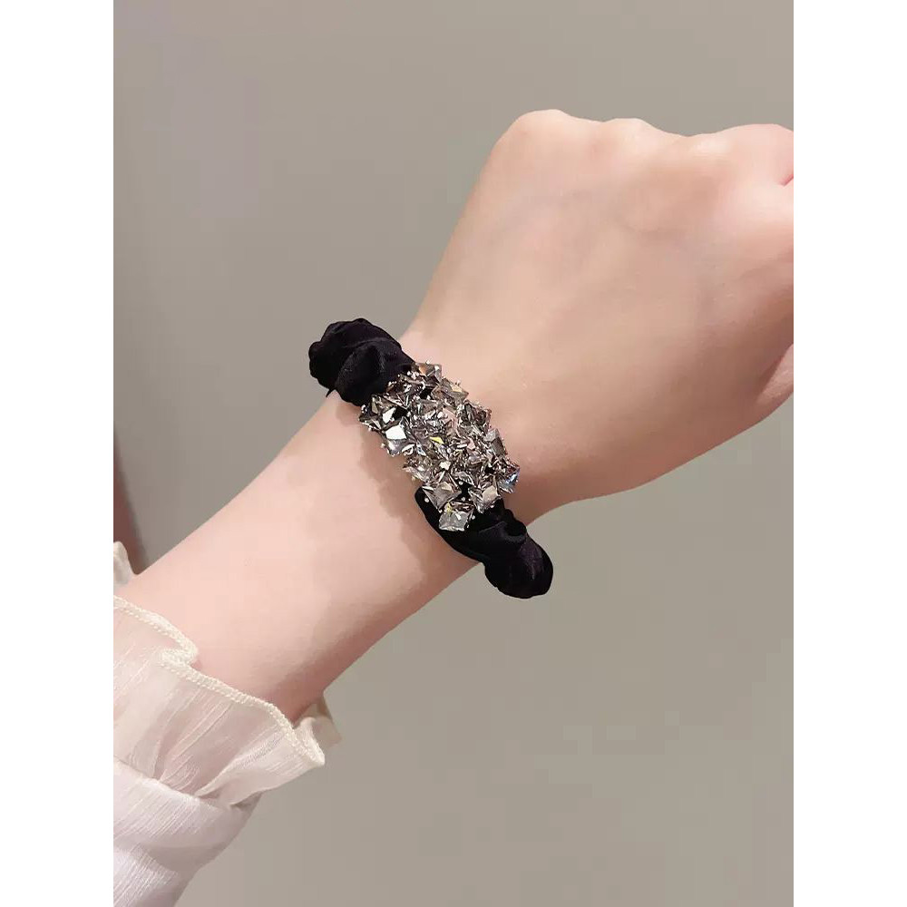 Dây buộc tóc kim cương giả hợp thời trang Dây buộc tóc nữ