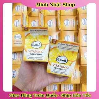 [Date mới đủ bill] Kem dưỡng trắng da, giảm nếp nhăn Balea Vitamin C của Đức