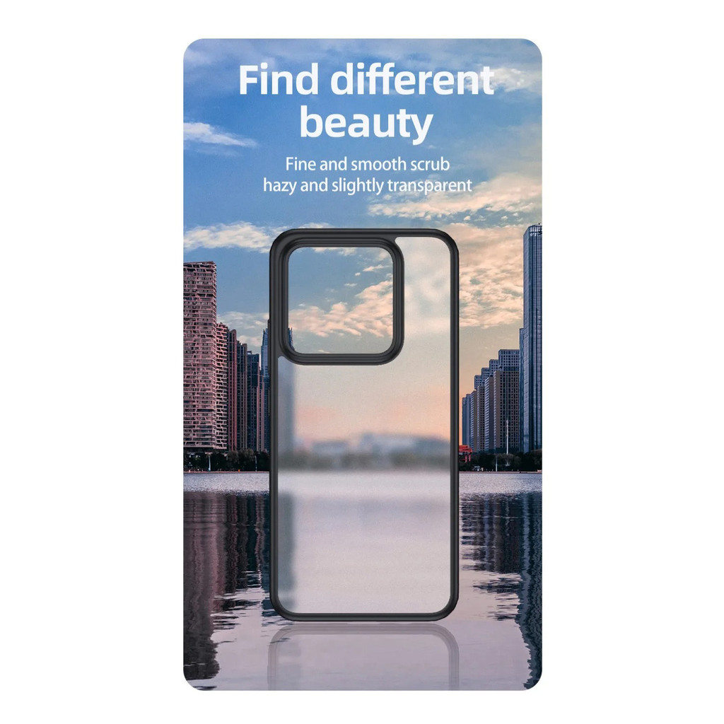 Dành Cho Xiaomi 14T / 14T Pro 5G Hybrid Trong Suốt Chống Va Đập TPU & PC Matte Túi Khí Chống Sốc Ốp Lưng